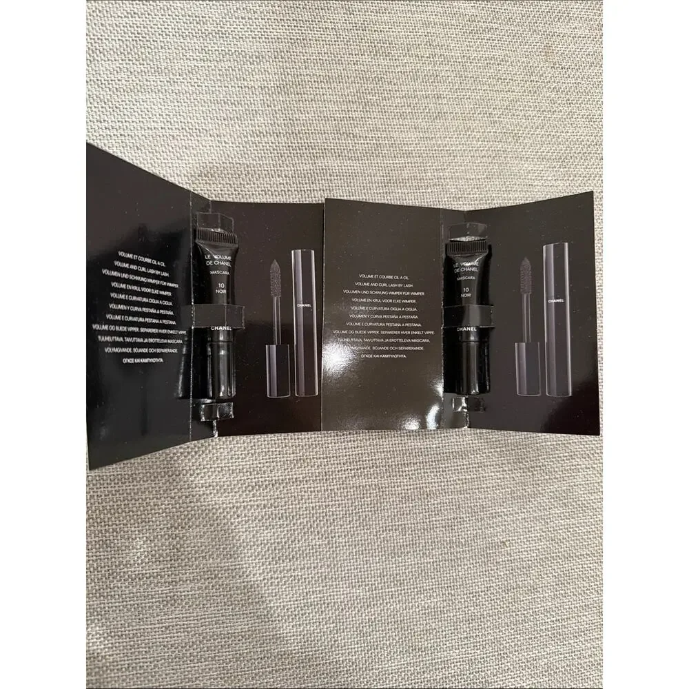 Chanel lê volume de Chanel travel size pack of black mascaras new